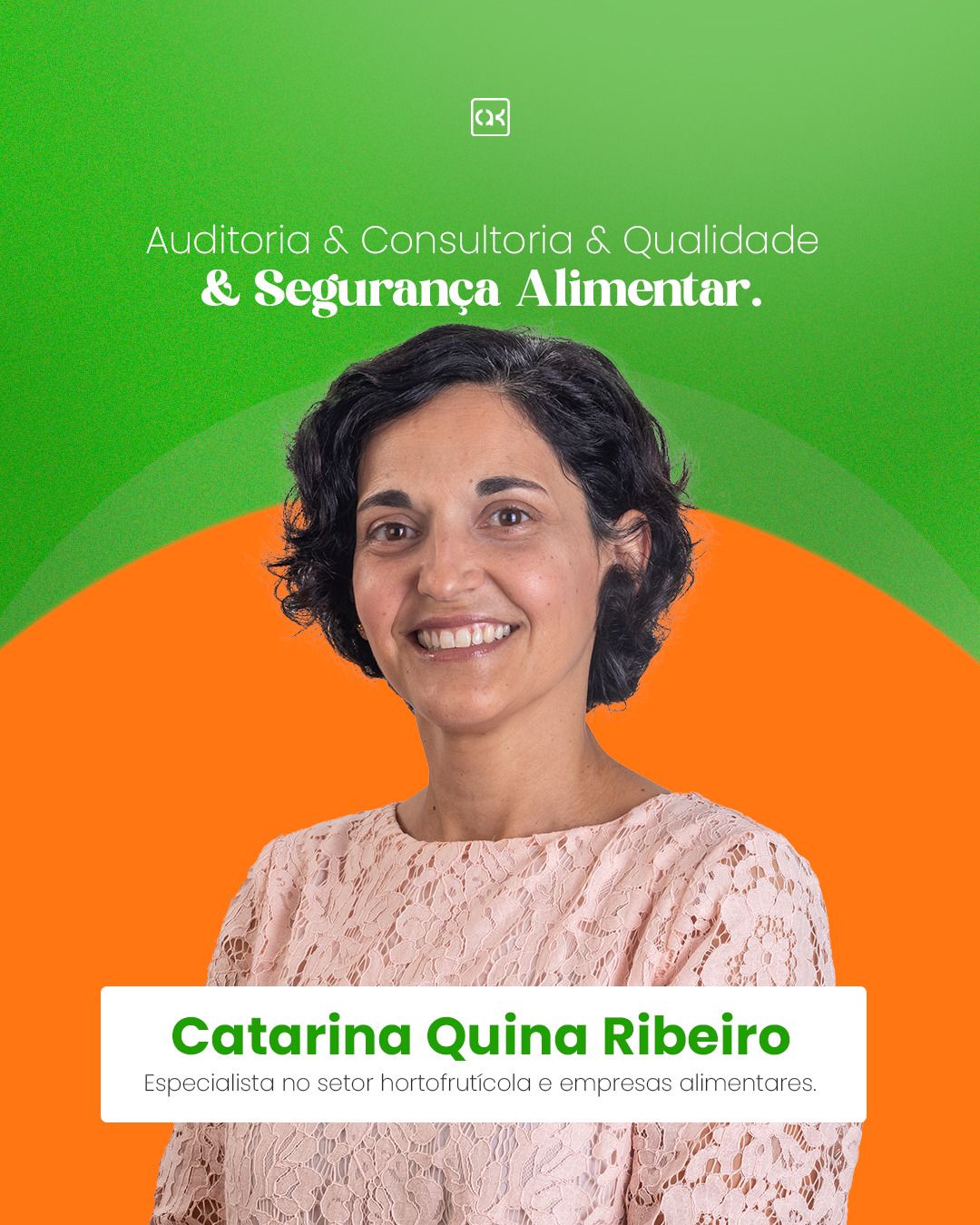 Catarina Quina Ribeiro, especialista em segurança alimentar e auditoria, focada na conformidade da indústria