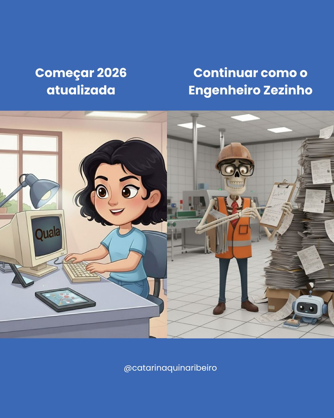 Profissional a trabalhar com documentação e ferramentas digitais de gestão da qualidade